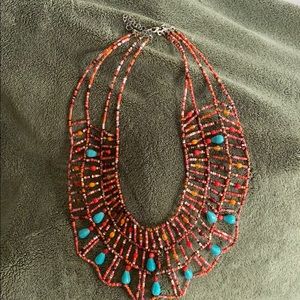 SOLD.  Beaded Necklace